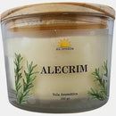 Vela em Pote de Vidro Artesanal