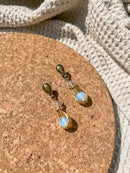 Brinco Artesanal Pedra Natural